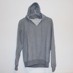 V-neck hoodie